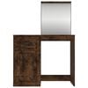 vidaXL Schminktisch mit Spiegel R&auml;uchereiche 90x50x132,5 cm