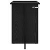 vidaXL Beistelltisch Schwarz Eichen-Optik 35 x 40 x 55 cm
