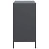 vidaXL Sideboard Anthrazit 68x39x73,5 cm Kaltgewalzter Stahl