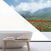 Easyprotec Fensterfolie Permanent Haftend Matt 90x250 cm Wei&szlig;