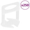 vidaXL Fliesen-Nivellierclips 250 Stk. 2 mm