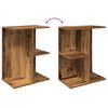 vidaXL Nachttisch Altholz-Optik 46,5x29x61 cm Holzwerkstoff
