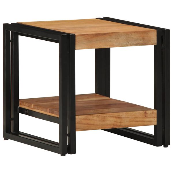 vidaXL Couchtisch Braun 40 x 40 x 38 cm Massivholz Akazie