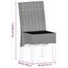 vidaXL Esszimmerst&uuml;hle 6 Stk. Natur Rattan Braun