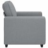 vidaXL Sessel Hellgrau 60 cm Stoff