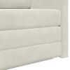 vidaXL Schlafsofa 110cm Creme Samt