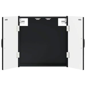 vidaXL Dartboard Schrank HOORN Schwarz 52,5 x 10,5 x 53,5 cm