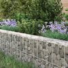 vidaXL Gabionen-Hochbeet Verzinkter Stahl 500x100x20 cm