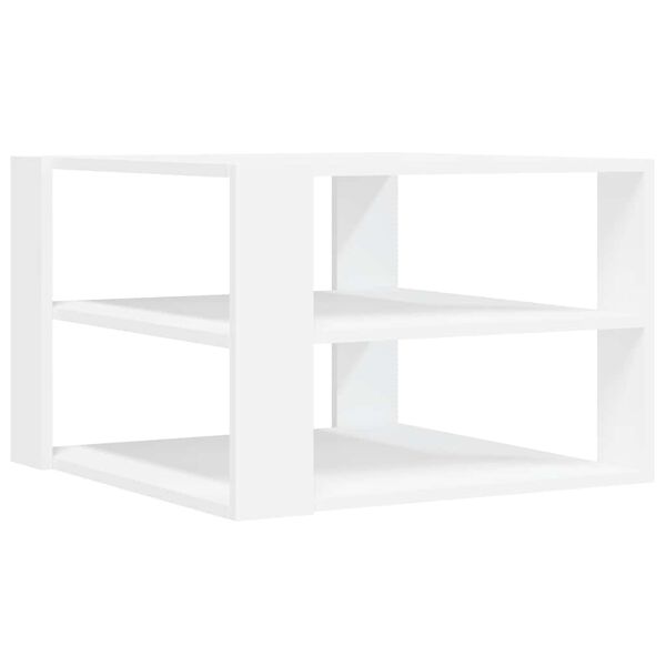 vidaXL Couchtisch Wei&szlig; 58x58x40 cm Holzwerkstoff