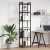 vidaXL B&uuml;cherregal Ger&auml;ucherte Eiche 40 x 30 x 189,5 cm Holzwerkstoff