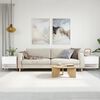 vidaXL Couchtische 2 Stk. Wei&szlig; 50x46x50 cm Holzwerkstoff