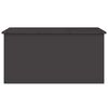 vidaXL Au&szlig;enlagerbox Schwarz 100 x 50,5 x 50 cm Stahl