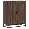 vidaXL Schuhschrank Eichen-Optik 75x38x97,5 cm Holzwerkstoff Metall