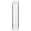 vidaXL Gabionen mit Hochbogen 8 Stk. 200x50x200/220cm Verzinktes Eisen