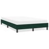vidaXL Bettgestell ohne Matratze Dunkelgr&uuml;n 120x210 cm Samt