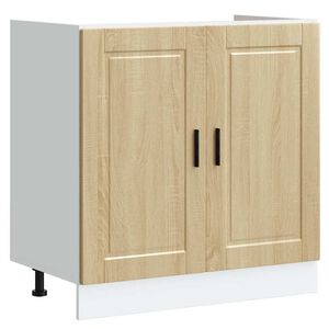 vidaXL Sp&uuml;lenunterschrank Porto Sonoma-Eiche 80x46x81,5 cm