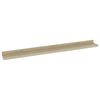 vidaXL Wandregale 2 Stk. Sonoma-Eiche 80 x 9 x 3 cm