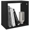 vidaXL W&uuml;rfelregale 4 Stk. Schwarz 26x15x26 cm
