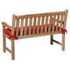Madison Bankauflage Panama 120x48 cm Ziegelrot