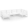 vidaXL 6-tlg. Garten-Lounge-Set Massivholz Kiefer