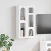 vidaXL H&auml;ngeschrank mit Regal Wei&szlig; 59 x 20 x 100 cm Holzwerkstoff