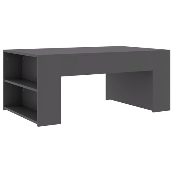 vidaXL Couchtisch Grau 100x60x42 cm Holzwerkstoff