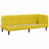 vidaXL Eckbettgestell Gelb 80 x 200 cm Samt