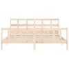 vidaXL Massivholzbett ohne Matratze 200x200 cm Kiefer