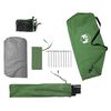 vidaXL Campingzelt 4 Personen Gr&uuml;n Quick Release Wasserfest
