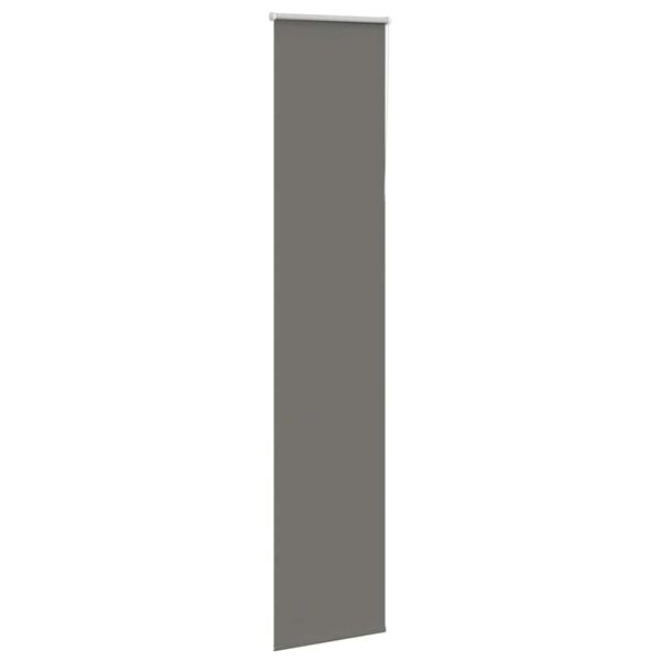 vidaXL Verdunkelungsrollo Grau 50x230 cm Stoffbreite 45,7 cm Polyester