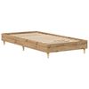vidaXL Bettgestell ohne Matratze Artisan-Eiche 90x190cm Holzwerkstoff