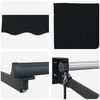vidaXL Einziehbare Markise Schwarz 400 x 300 cm
