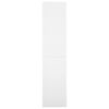 vidaXL B&uuml;roschrank mit Schiebet&uuml;ren Wei&szlig; 90x40x180 cm Stahl