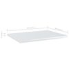 vidaXL B&uuml;cherregal-Bretter 4 Stk. Hochglanz-Wei&szlig; 40x30x1,5 cm
