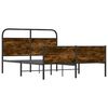 vidaXL Bettgestell ohne Matratze 120x190 cm Sonoma-Eiche Holzwerkstoff