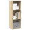 vidaXL Bücherregal Sonoma-Eiche 40x30x114 cm Holzwerkstoff