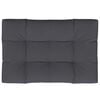 vidaXL Palettenkissen Anthrazit 120x80x12 cm Stoff