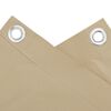 vidaXL Balkon-Sichtschutz Beige 90x500 cm Oxford-Gewebe