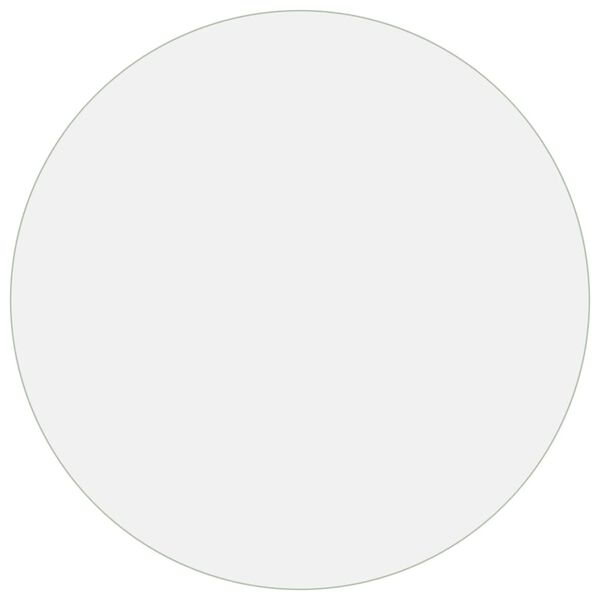 vidaXL Tischfolie Matt &Oslash; 90 cm 2 mm PVC