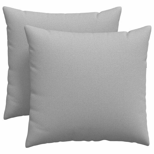 vidaXL Sofakissen 2 pcs Wolkengrau 45 x 45 cm Stoff