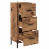 vidaXL Sideboard Altholz 34 x 34,5 x 90 cm Holzwerkstoff