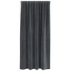 vidaXL Verdunkelungsvorh&auml;nge 2 pcs Hellgrau 140 x 175 cm Samt