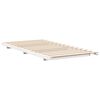 vidaXL Bodenbettgestell Wei&szlig; 90 x 210 cm Massivholz Kiefer
