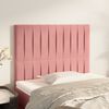 vidaXL Kopfteil Rosa 90x5x118/128 cm Samt