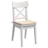 vidaXL Sitzkissen 4 pcs Beige 40 x 40 x 3 cm Mikrofaserstoff