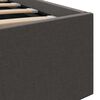 vidaXL Stauraumbett Hydraulisch Dunkelgrau Stoff 100×200 cm