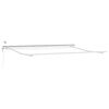 vidaXL Markise Automatisch mit LED Braun 450x300 cm