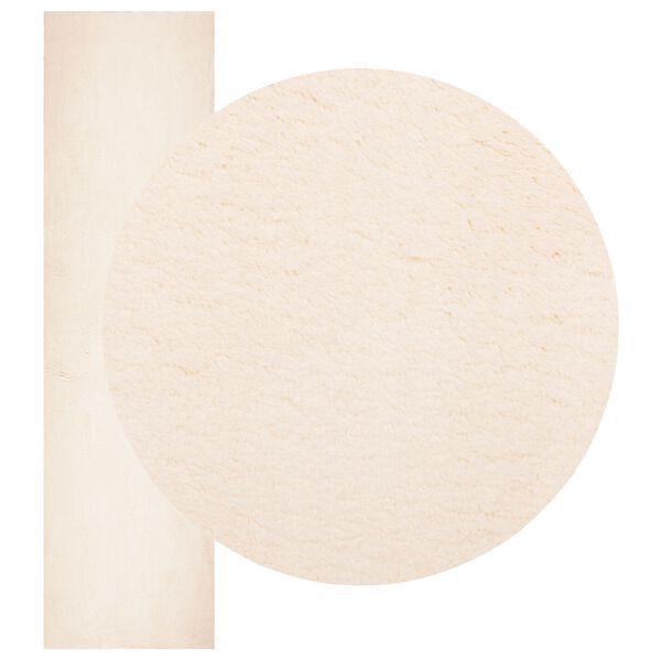 vidaXL Bereichsteppiche Rechtwinklig HUARTE Beige 300 x 80 cm