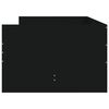 vidaXL Bettgestell mit Schubladen Schwarz 90x200 cm