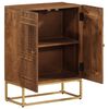 vidaXL Kommode 55x30x76 cm Massivholz Mango und Eisen